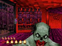 une photo d'Ã©cran de The House of the Dead sur Sega Saturn